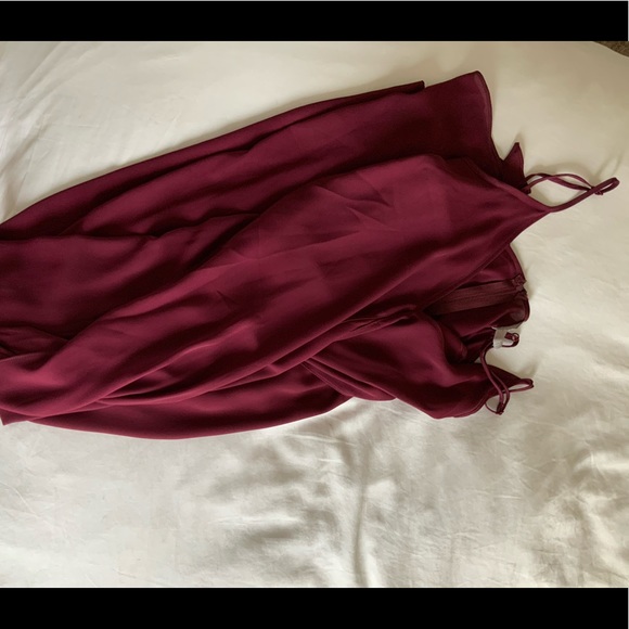 ASOS DESIGN cami wrap maxi dress with tie waist - Picture 7 of 7